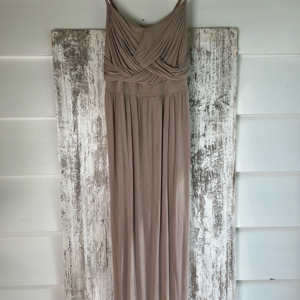 Motherhood Maternity Ruched Wrap Maxi Dress